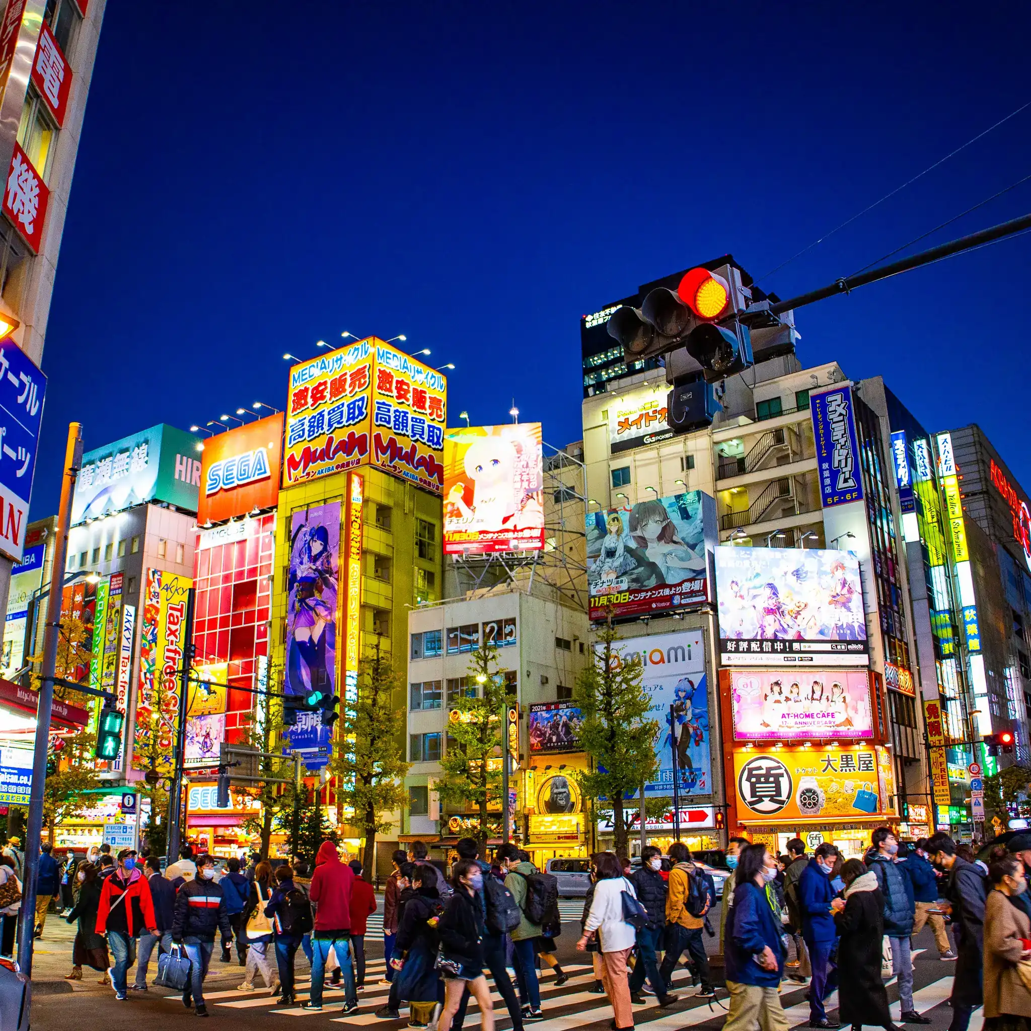 FAQ Hero Background - Akihabara Street